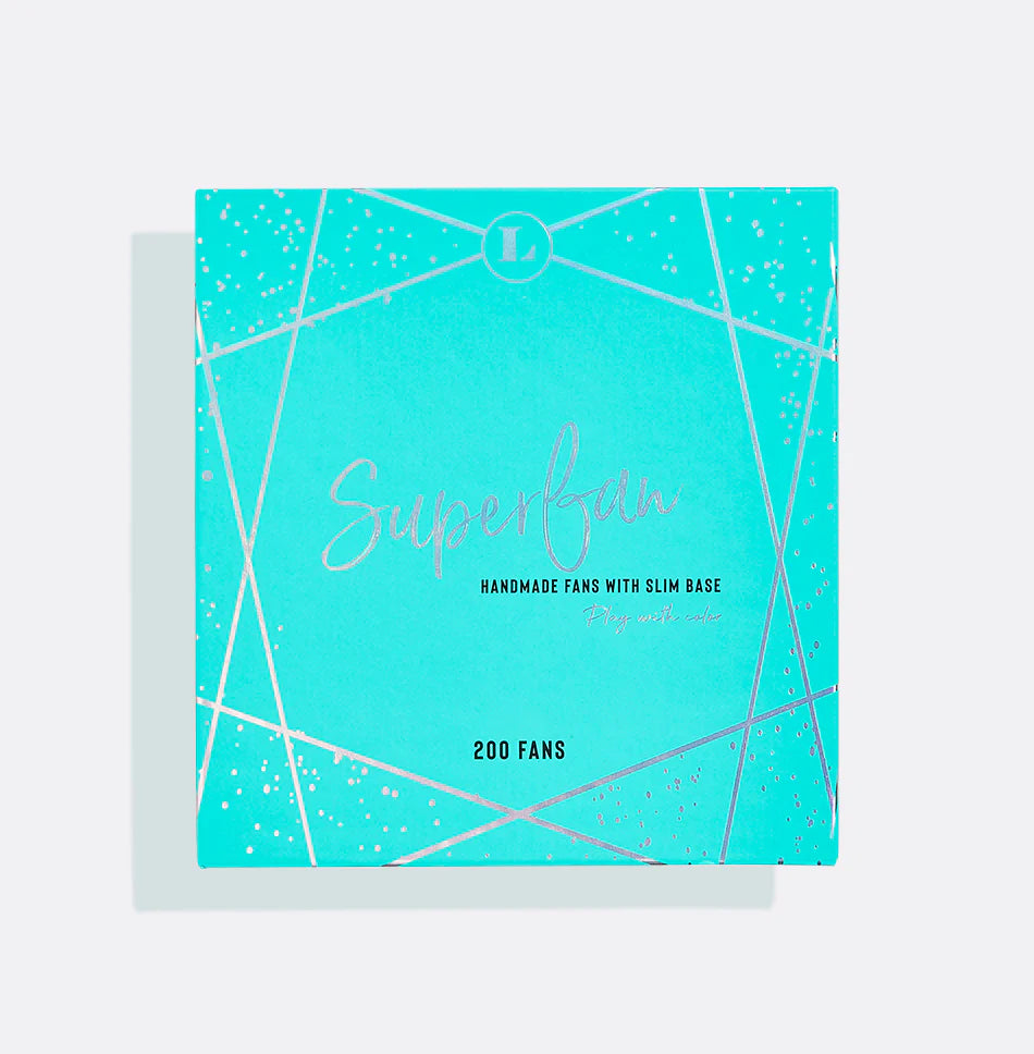 Super Fan 8D 0.05 - 200 Pre-Made Fans - Blue