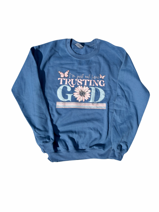 Trusting God Crewneck