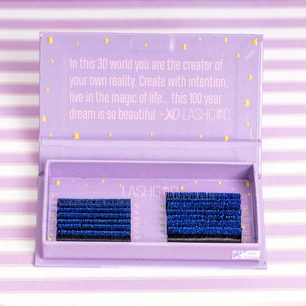 Glitter Lashes Blue Moon-0.15 CC 8-17mm