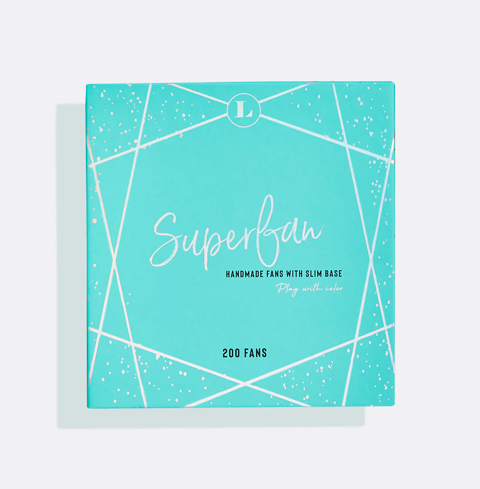 Super Fan 8D 0.05 - 200 Pre-Made Fans - Pink