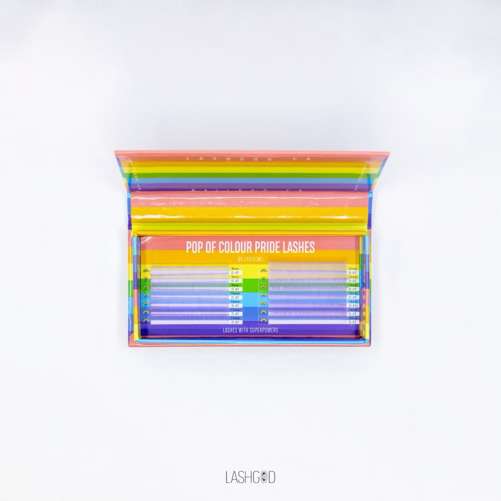 "Proud To Be Me"Lashes Purple Paradise-0.07 D Mix 8-15mm