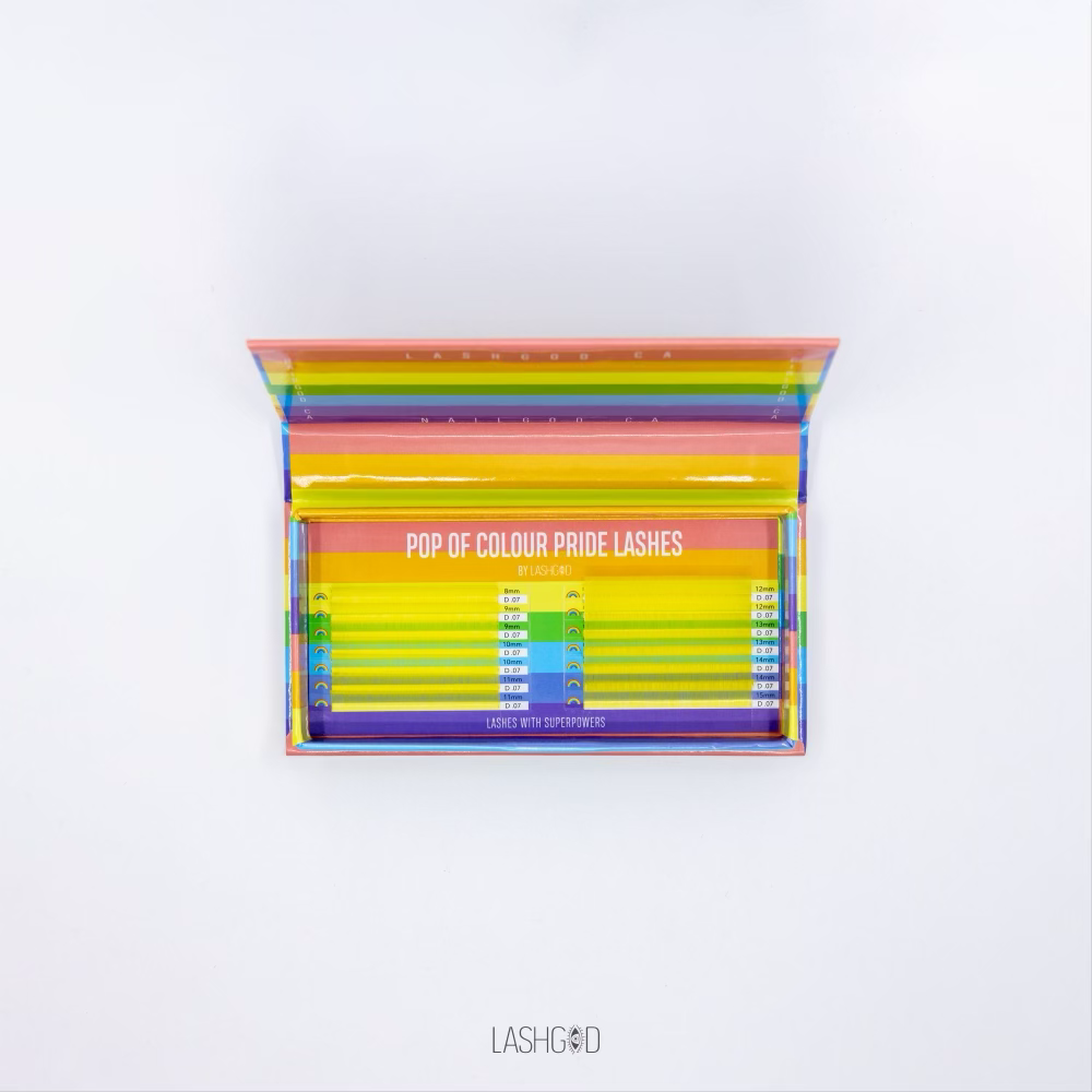 "Proud To Be Me"Lashes Highlighter Yellow-0.07 D Mix 8-15mm